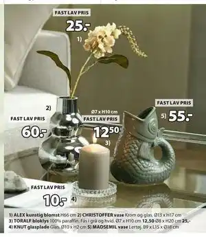 JYSK ALEX kunstig blomst tilbud