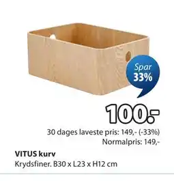 JYSK VITUS kurv tilbud