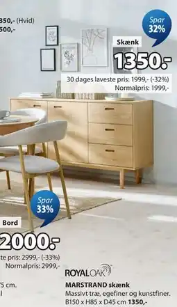 JYSK MARSTRAND skænk tilbud