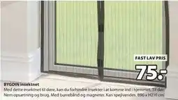 JYSK BYGDIN insektnet tilbud