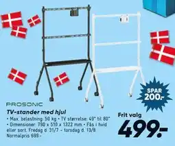 Bilka TV-stander med hjul tilbud