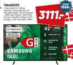 Bilka SAMSUNG TQ43Q7F2 tilbud