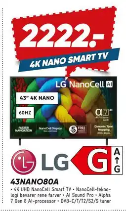 Bilka LG 43NANO80A tilbud