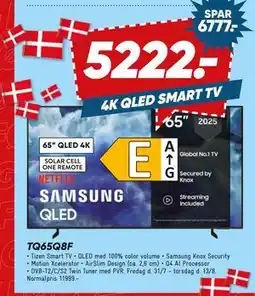 Bilka SAMSUNG TQ65Q8F tilbud