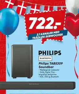 Bilka Philips TAB5309 Soundbar tilbud