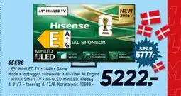 Bilka Hisense 65E8S tilbud