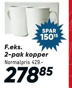 Bilka 2-pak kopper tilbud