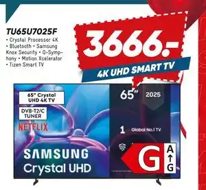 Bilka SAMSUNG TU65U7025F tilbud