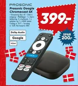 Bilka PROSONIC Prosonic Google Chromecast 4K tilbud