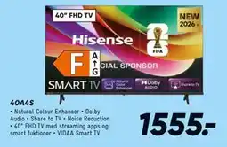 Bilka Hisense 40A4S tilbud