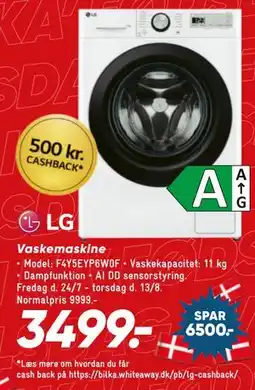 Bilka LG Vaskemaskine tilbud