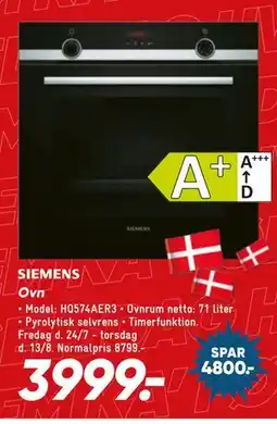 Bilka SIEMENS Ovn tilbud