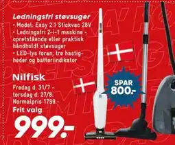 Bilka Ledningsfri støvsuger tilbud