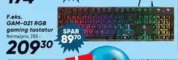Bilka GAM-021 RGB gaming tastatur tilbud