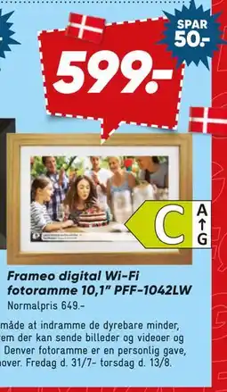 Bilka Frameo digital Wi-Fi fotoramme 10,1” PFF-1042LW tilbud