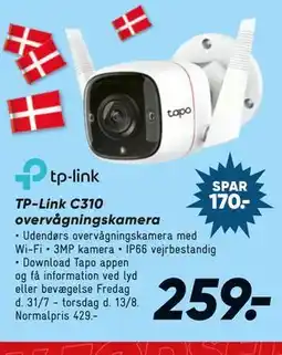 Bilka TP-Link C310 overvågningskamera tilbud