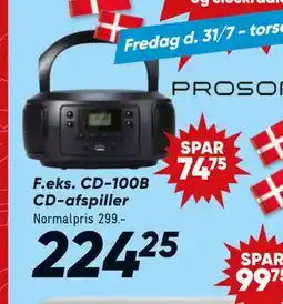 Bilka CD-100B CD-afspiller tilbud
