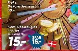 Bilka Cocktailglas med lys tilbud