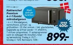 Bilka Køkkenchef Premium 4-i-1 Kombi mikrobølgeovn tilbud