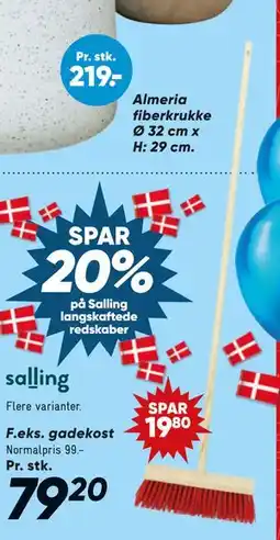 Bilka SPAR 20% på Salling langskaftede redskaber tilbud