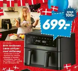 Bilka Britt Andersen Læsø airfryer med skillevæg tilbud