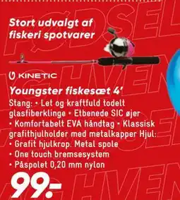 Bilka Youngster fiskesæt 4' tilbud