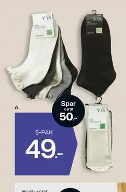 Bilka Strømper eller footies til dame eller herre tilbud