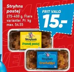 Bilka Stryhns postej tilbud