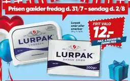 Bilka Lurpak smør eller smørbar tilbud