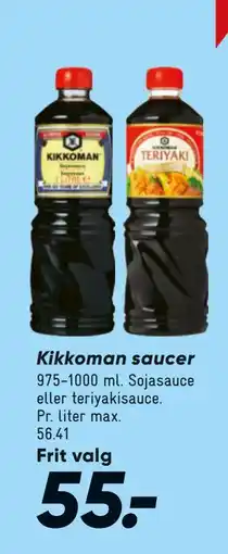 Bilka Kikkoman saucer tilbud