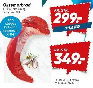 Bilka Oksemørbrad tilbud