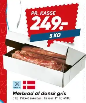 Bilka Mørbrad af dansk gris tilbud
