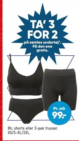 Bilka TA' 3 FOR 2 på sømløs undertøj tilbud