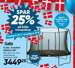 Bilka SPAR 25% på Salta trampoliner tilbud