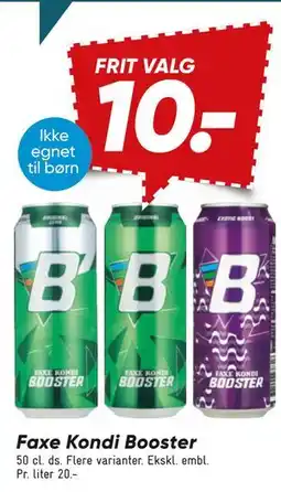 Bilka Faxe Kondi Booster tilbud