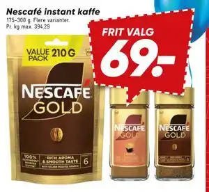 Bilka Nescafé instant kaffe tilbud
