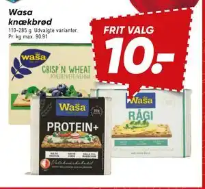 Bilka Wasa knækbrød tilbud