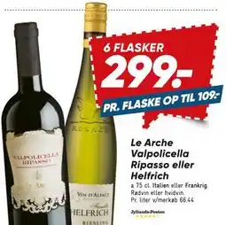 Bilka Le Arche Valpolicella Ripasso eller Helfrich tilbud