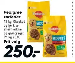 Bilka Pedigree tørfoder tilbud