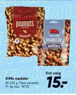Bilka KiMs nødder tilbud