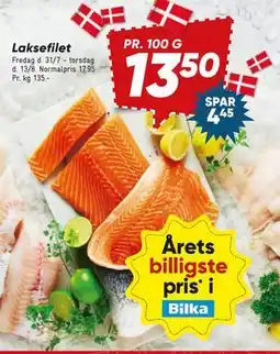 Bilka Laksefilet tilbud