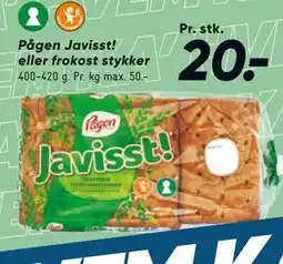 Bilka Pågen Javisst! eller frokost stykker tilbud