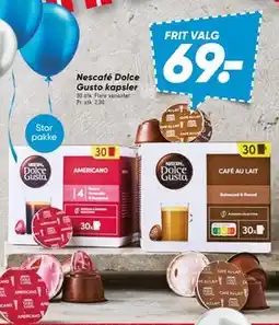 Bilka Nescafé Dolce Gusto kapsler tilbud