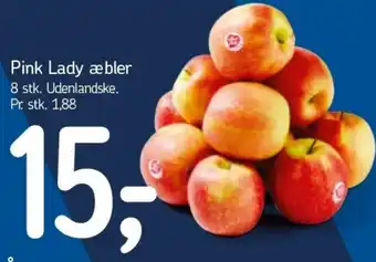 Føtex Pink Lady Æbler 8Stk. Udenlandske Pr.Stk.1,88 tilbud