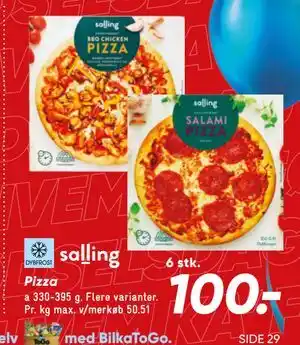 Bilka salling Pizza tilbud