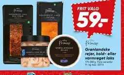 Bilka Grønlandske rejer, kold- eller varmrøget laks tilbud