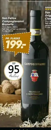 Bilka San Felice Campogiovanni Brunello tilbud