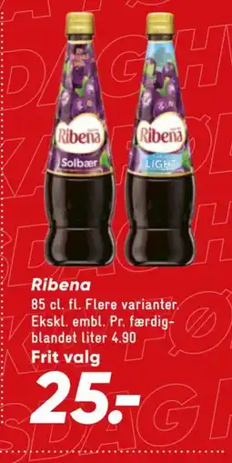 Bilka Ribena tilbud