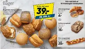 Bilka Bagerens morgenmenu tilbud