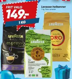 Bilka Lavazza helbønner tilbud